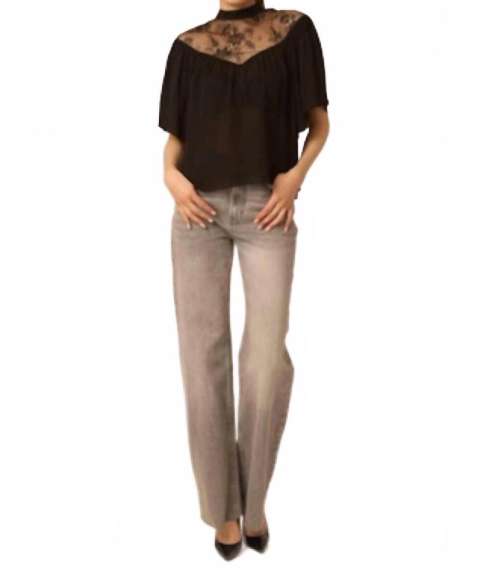 NEW GILNER FARRAR fabie blouse in black